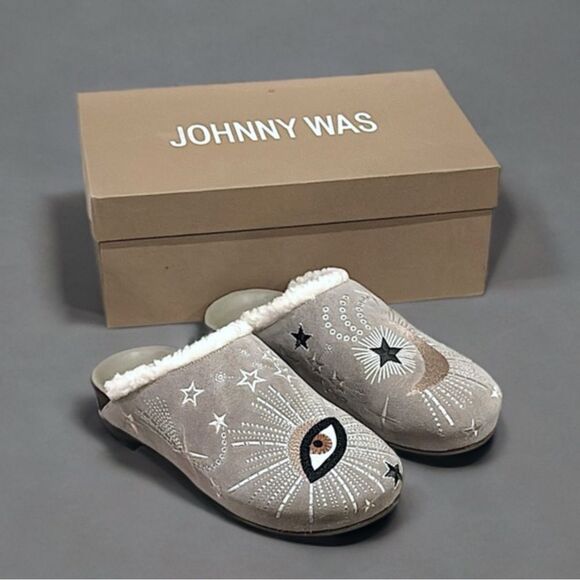 Johnny Was Celestial Mule Size 6